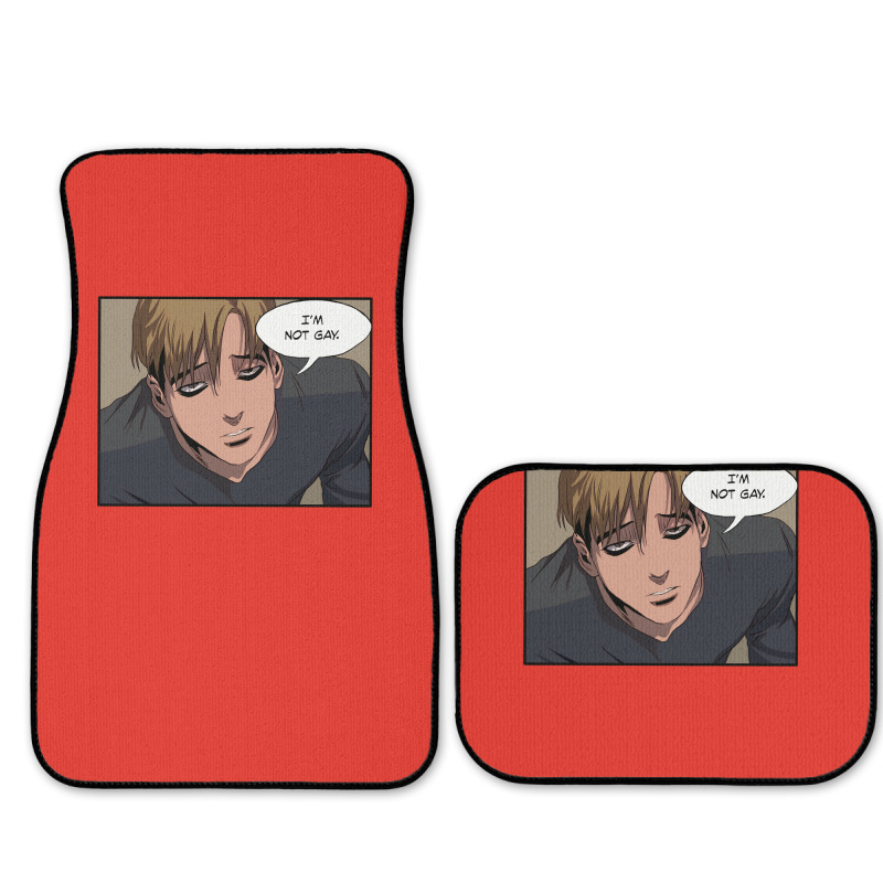 Killing Stalking   Sangwoo I'm Not Gay Full Set Car Mats | Artistshot