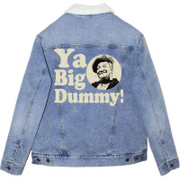 Ya Big Dummy Fred Hipster Funny Unisex Sherpa-lined Denim Jacket | Artistshot