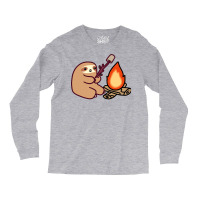 Lovely Campfire Sloth Kids Pullover 70s Long Sleeve Shirts | Artistshot