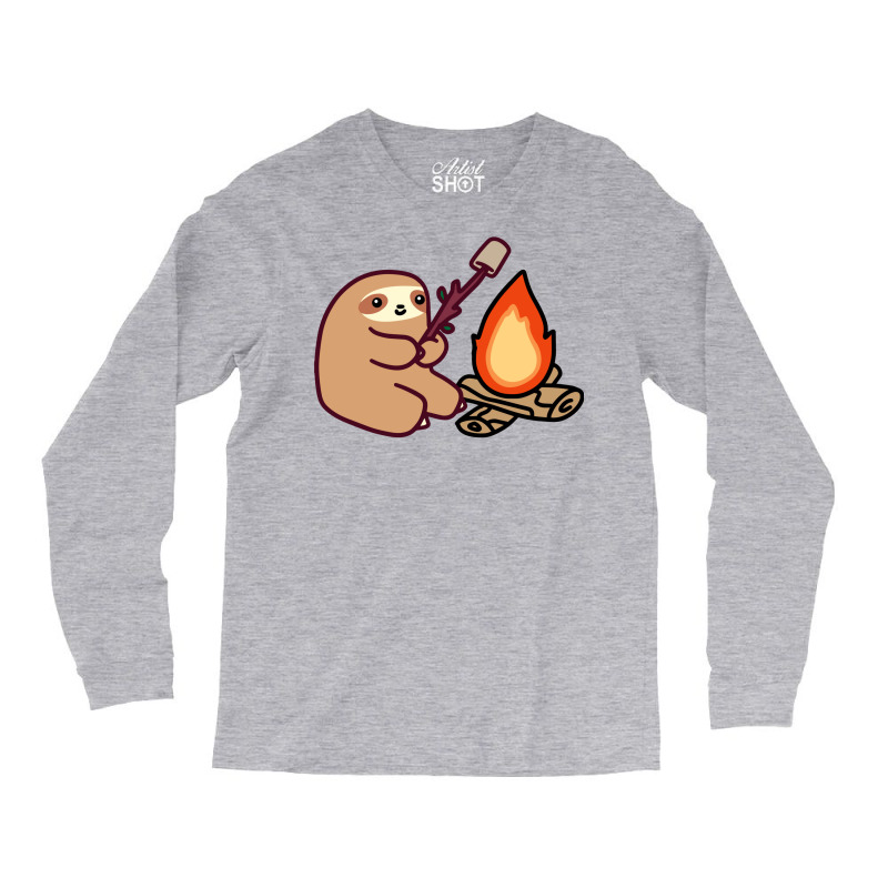 Lovely Campfire Sloth Kids Pullover 70s Long Sleeve Shirts by orriabijli6 | Artistshot