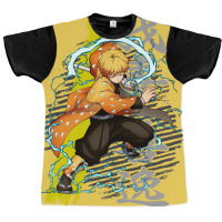 Zenitsu Trending Boy Graphic T-shirt | Artistshot