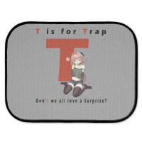 T Is For Trap Rear Car Mat | Artistshot