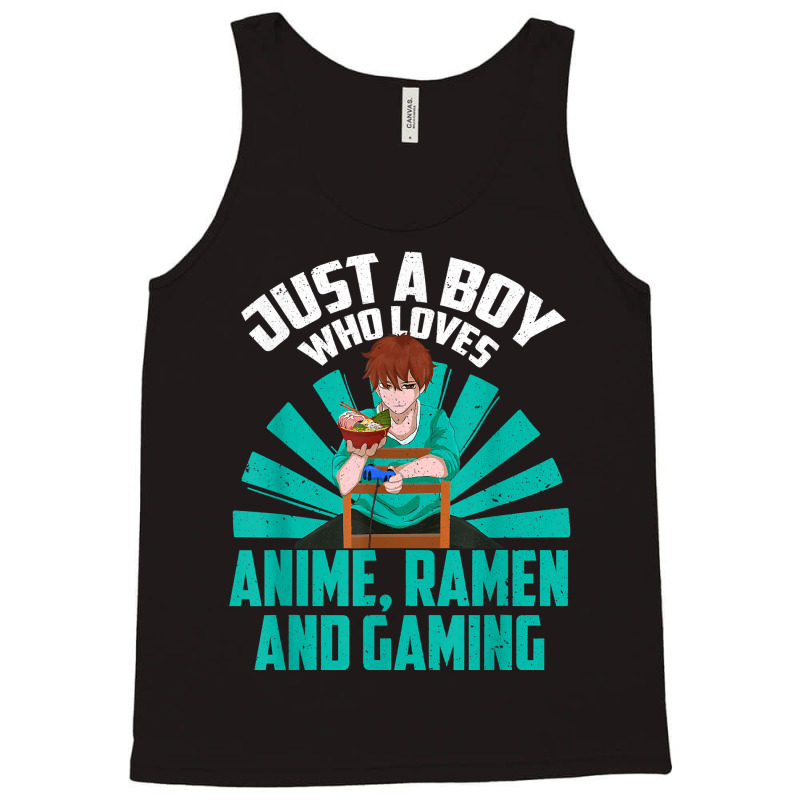 Japanese Ramen Gaming Otaku Kawaii Gamer Boys Kawaii Anime Tank Top | Artistshot