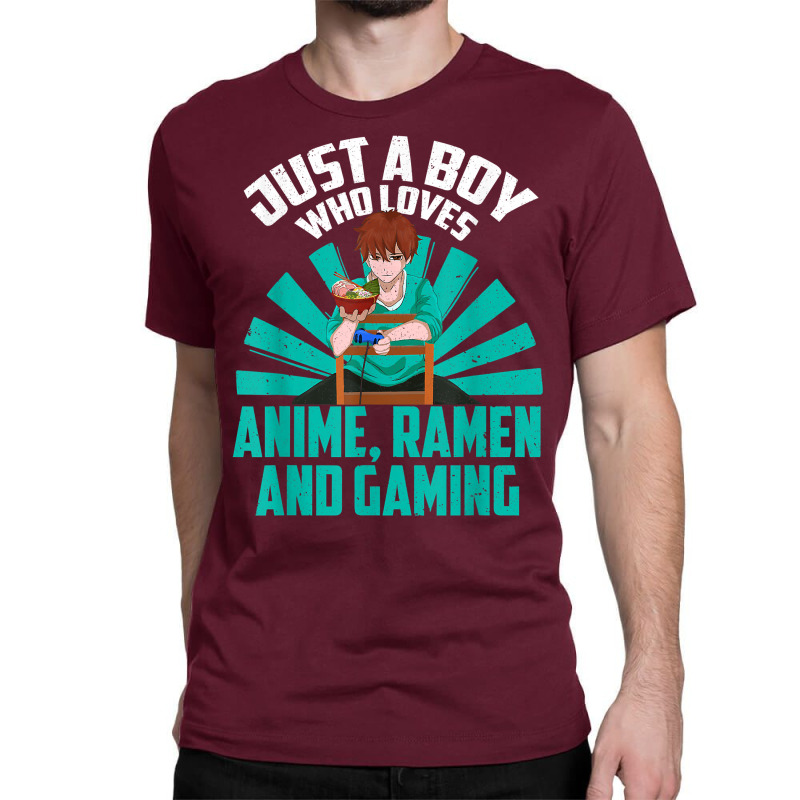 Japanese Ramen Gaming Otaku Kawaii Gamer Boys Kawaii Anime Classic T-shirt | Artistshot