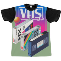 Vhs World Graphic T-shirt | Artistshot