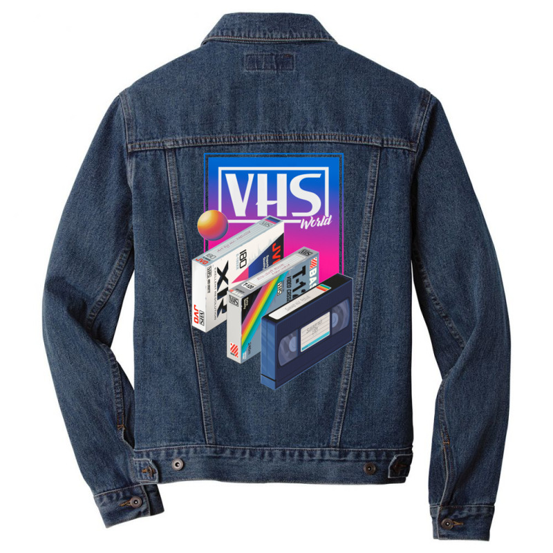 Vhs World Men Denim Jacket | Artistshot