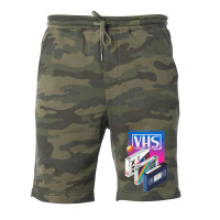 Vhs World Fleece Short | Artistshot