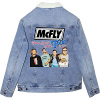 Mcfly Tour 2021 Kids Pullover Aesthetic Unisex Sherpa-lined Denim Jacket | Artistshot