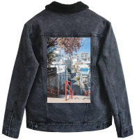 Your Name   Kimi No Na Wa Unisex Sherpa-lined Denim Jacket | Artistshot