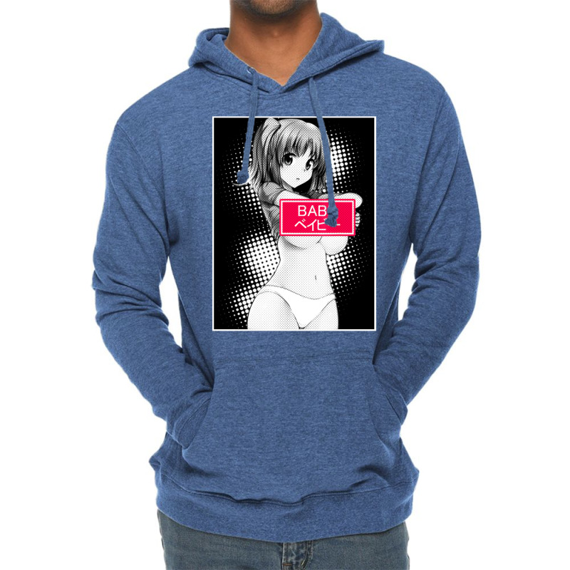 Anime Babe Undress Big Boobs Lightweight Hoodie by mazatmorono7 | Artistshot