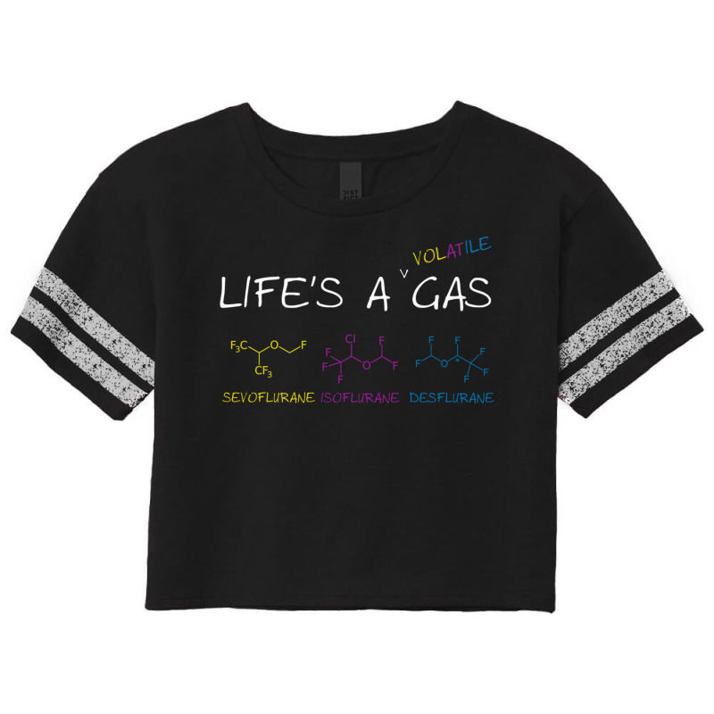 Life Is A Volatile Gas Scorecard Crop Tee by SamAlexanderMcnutt | Artistshot