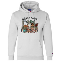 Western Country Cowgirl Simmer Down Cowboy Rodeo Horse Girl Champion Hoodie | Artistshot