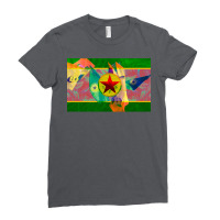 Ypg   Ypj   Abdullah Ocalan   Rojava   Kurdistan   Ecology Ladies Fitted T-shirt | Artistshot