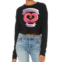 We Love Tentacles   Pink Cropped Sweater | Artistshot