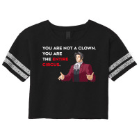 Miles Edgeworth Entire Circus Quote Scorecard Crop Tee | Artistshot