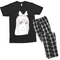 Cute Amine Girl Men's T-shirt Pajama Set | Artistshot