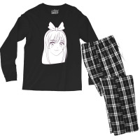 Cute Amine Girl Men's Long Sleeve Pajama Set | Artistshot