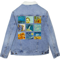 Vincent Van Gogh Unisex Sherpa-lined Denim Jacket | Artistshot