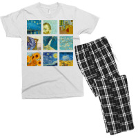 Vincent Van Gogh Men's T-shirt Pajama Set | Artistshot