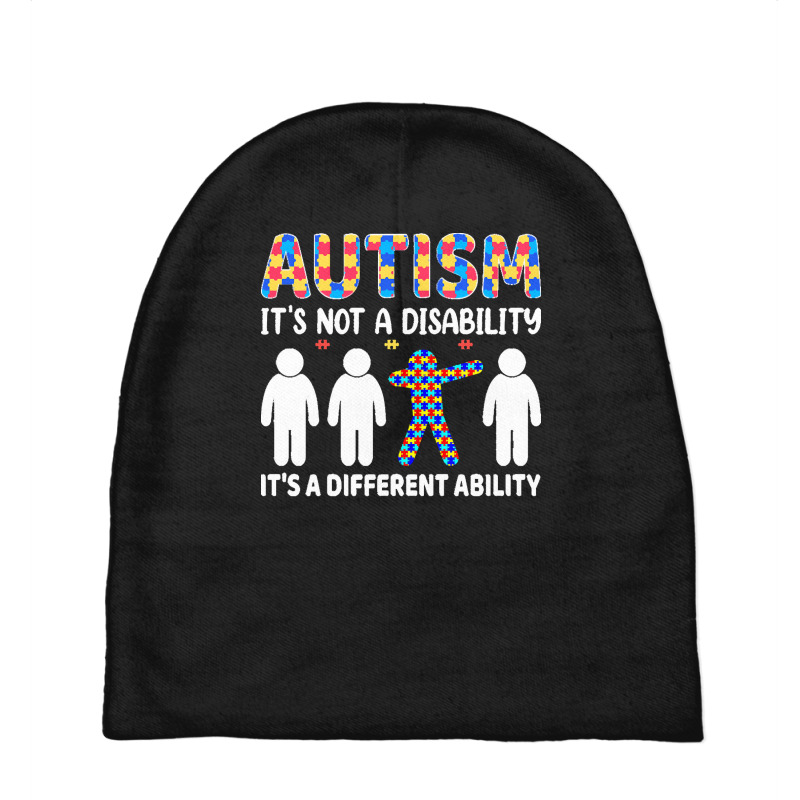 Autism Gift T  Shirt Autism It's Not A Disability It's A Different Abi Baby Beanies by zhyatt311 | Artistshot