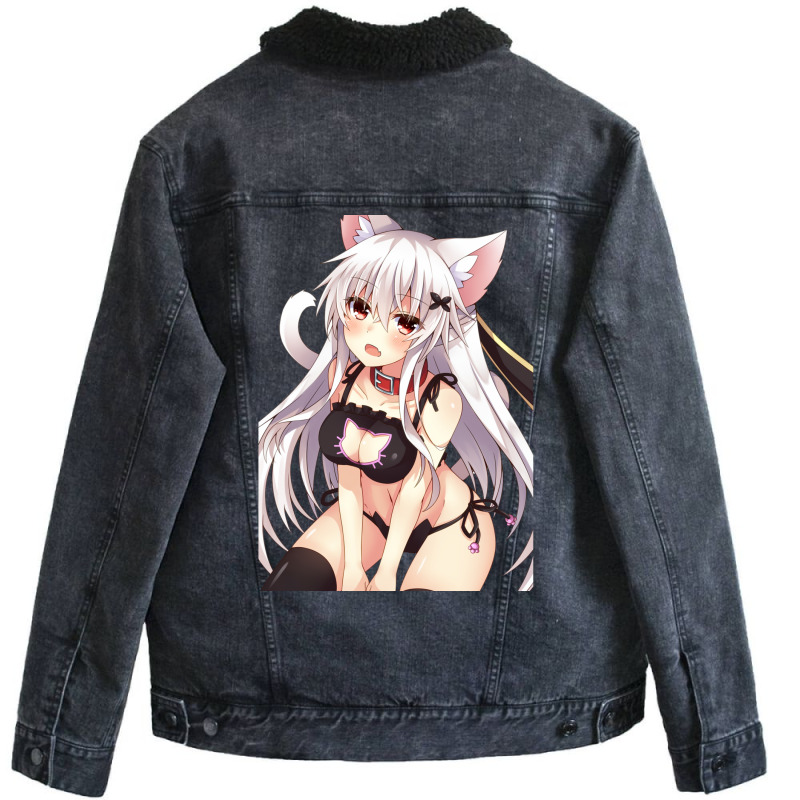 Your Daily Dose Of Catgirls Unisex Sherpa-lined Denim Jacket | Artistshot