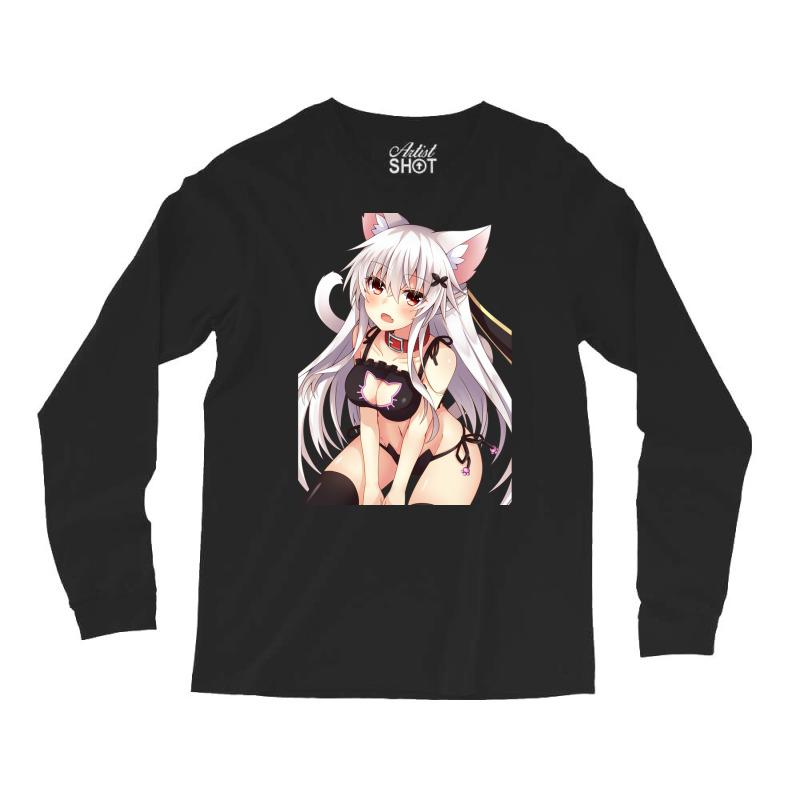 Your Daily Dose Of Catgirls Long Sleeve Shirts | Artistshot