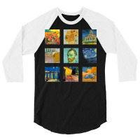 Vincent Van Gogh 1 3/4 Sleeve Shirt | Artistshot