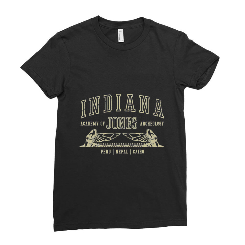 Raiders Of The Lost Ark T Indiana Jones Academy Of Archeology Ladies Fitted T-Shirt by MabellaPennachio | Artistshot