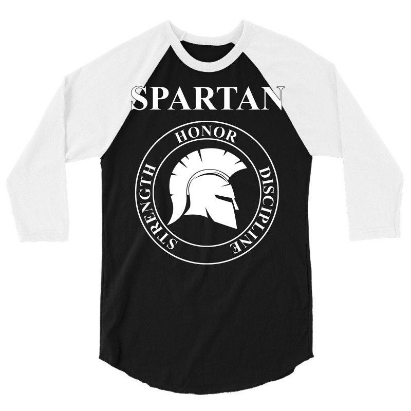 Spartan Warrior Virtues Of Sparta 3/4 Sleeve Shirt | Artistshot