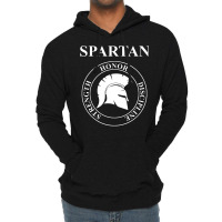 Spartan Warrior Virtues Of Sparta Lightweight Hoodie | Artistshot