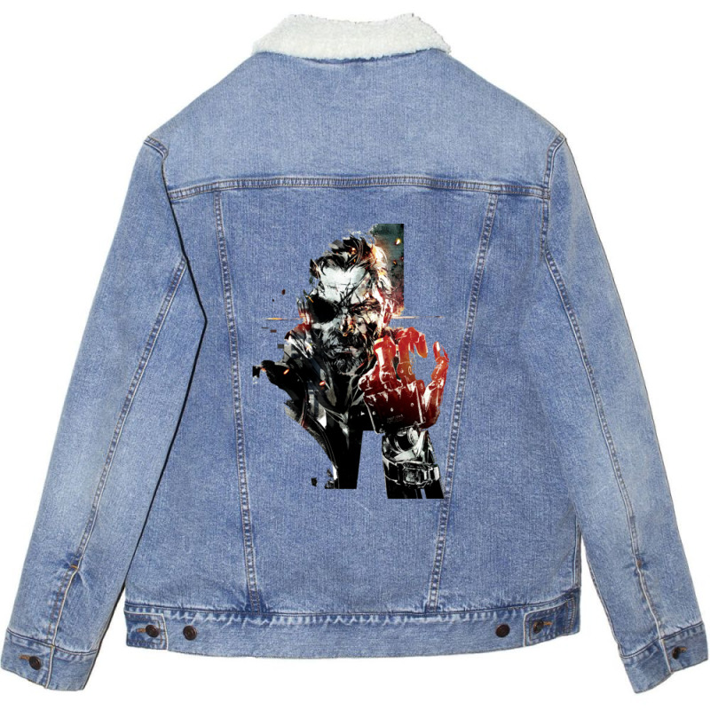 Metal Gear Solid - V The Phantom Pain Unisex Sherpa-Lined Denim Jacket by WilliamRobinson | Artistshot