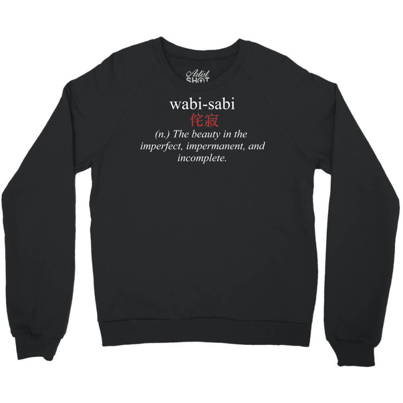 Wabi Sabi Zen Buddhist Aesthetic Crewneck Sweatshirt | Artistshot