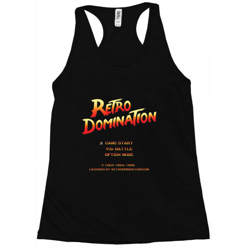 Retro Domination  Word Warrior Edition Gift 1 Racerback Tank by JohannaMay | Artistshot