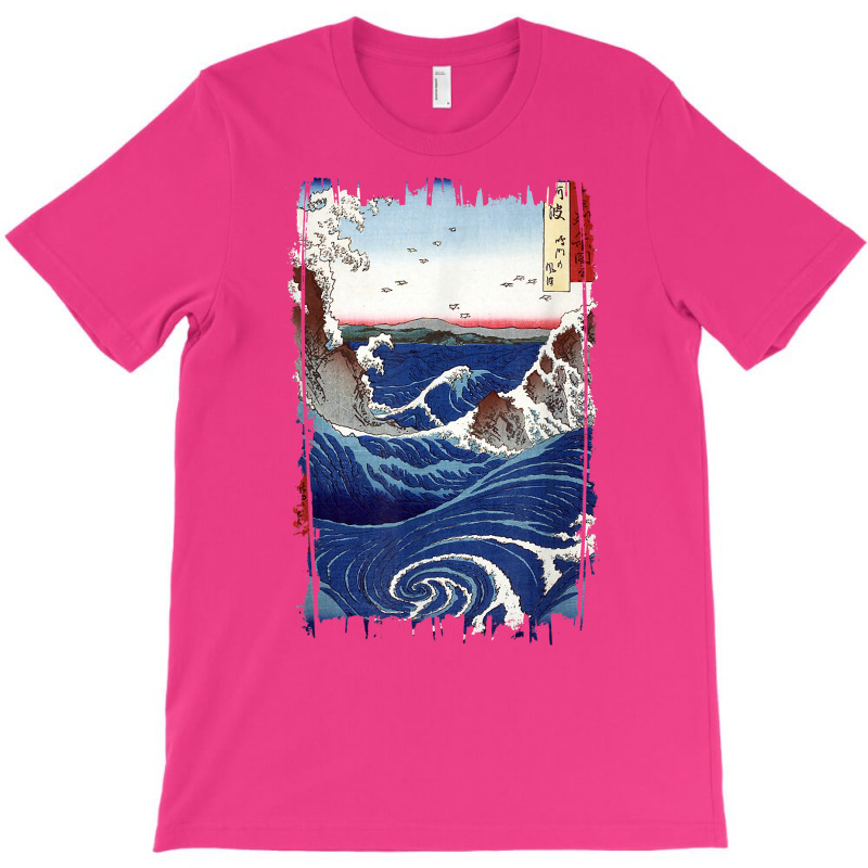 Stylish Vintage Art Ocean Whirlpool Hiroshige Classic T-Shirt by jorsievinettc | Artistshot