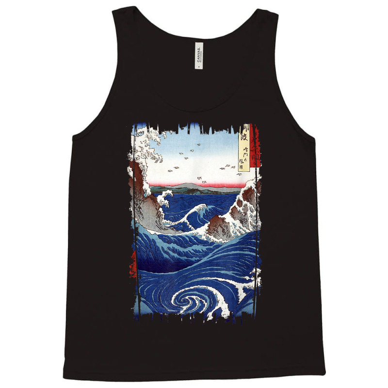 Stylish Vintage Art Ocean Whirlpool Hiroshige Classic Tank Top by jorsievinettc | Artistshot