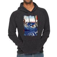 Stylish Vintage Art Ocean Whirlpool Hiroshige Classic Vintage Hoodie | Artistshot