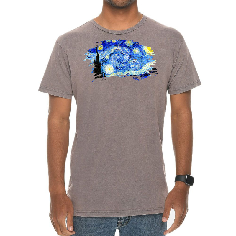 Stylish Vintage Art Starry Night Vincent Van Gogh Classic Vintage T-Shirt by jorsievinettc | Artistshot