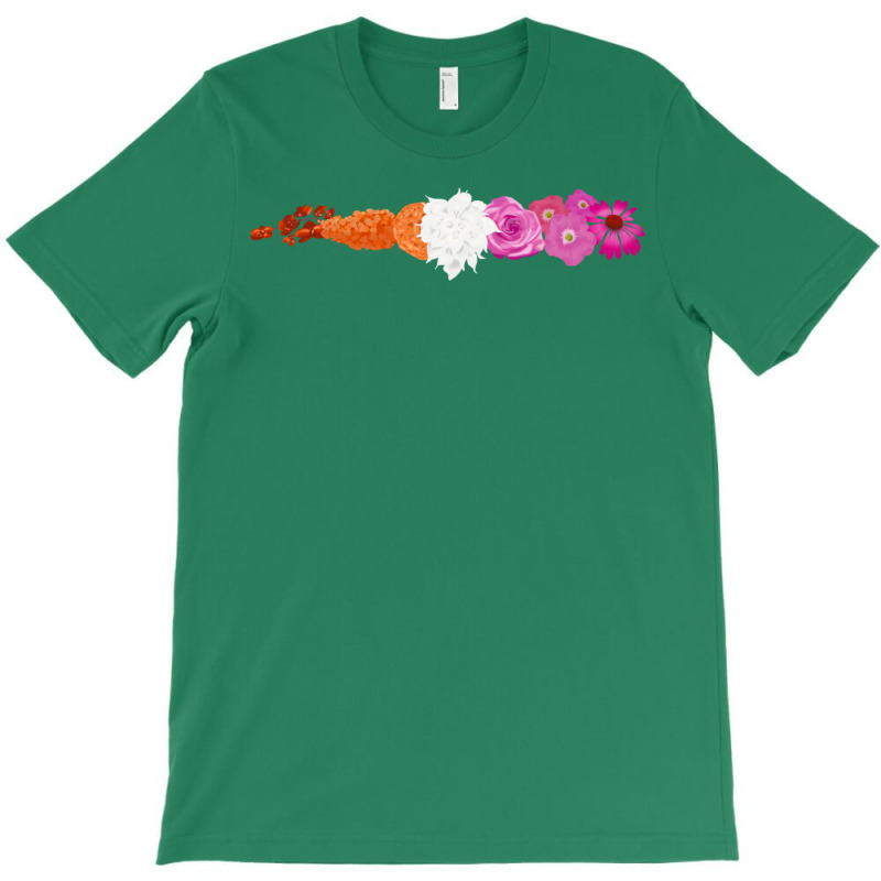 Subtle Lesbian Pride Flowers T-Shirt by jorsievinettc | Artistshot