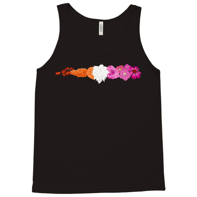 Subtle Lesbian Pride Flowers Tank Top by jorsievinettc | Artistshot