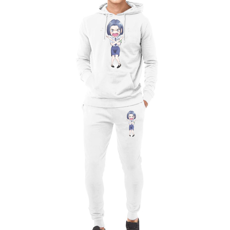 Stop! Don't Touch! Anime Girl Hoodie & Jogger set by sixsuspend | Artistshot