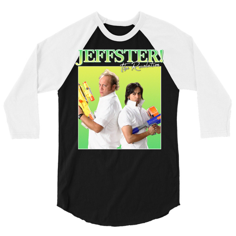 Jeffster! Vintageretro Design 3/4 Sleeve Shirt | Artistshot