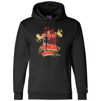 Cnc Machine Operator Inked Skull & Red Roses Tattoo Champion Hoodie | Artistshot