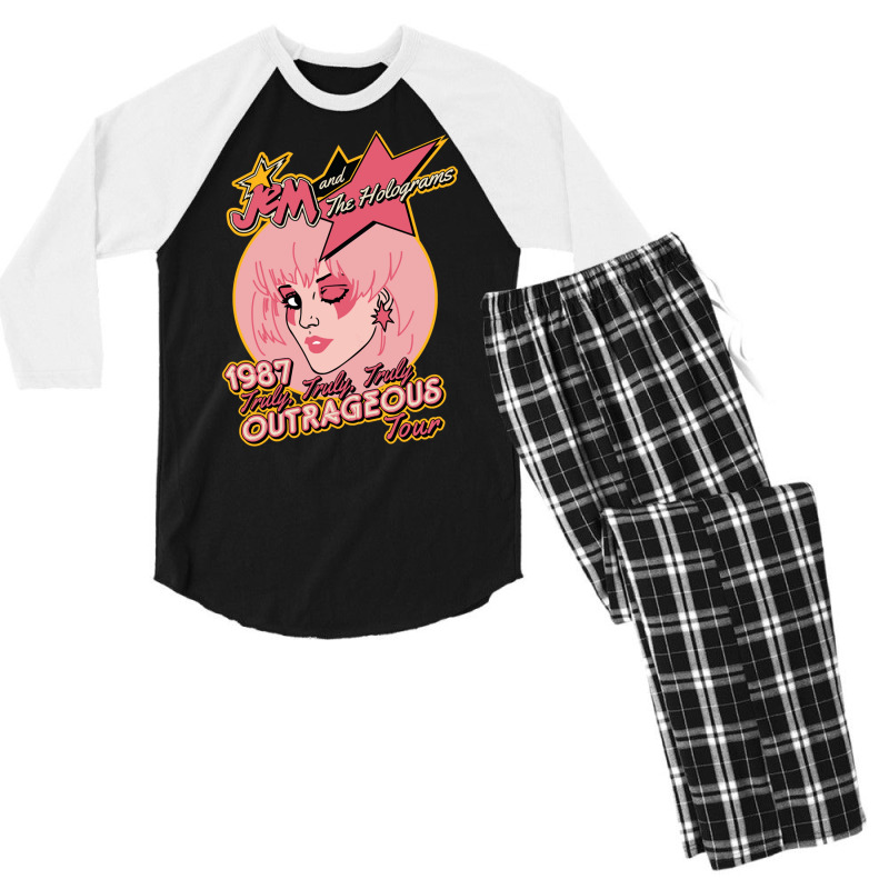 Jem And The Holograms Tour Men's 3/4 Sleeve Pajama Set | Artistshot