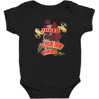 Clinical Trial Associate Inked Skull & Red Roses Tattoo Baby Bodysuit | Artistshot