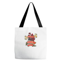 Clinical Trial Manager Inked Skull & Red Roses Tattoo Tote Bags | Artistshot