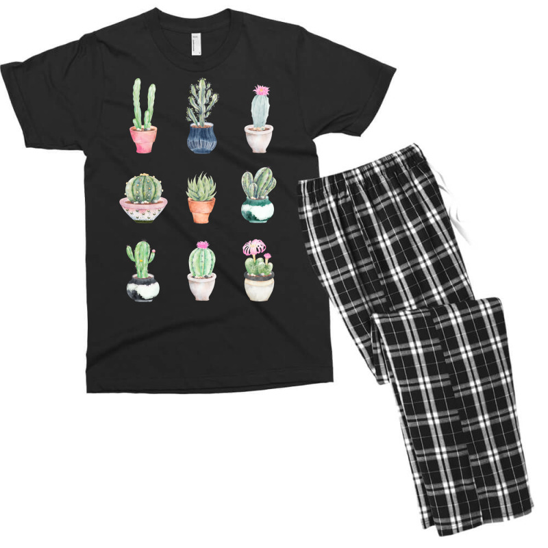 Succulents Men's T-shirt Pajama Set by jorsievinettc | Artistshot