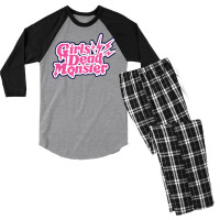 Girls Dead Monster Men's 3/4 Sleeve Pajama Set | Artistshot