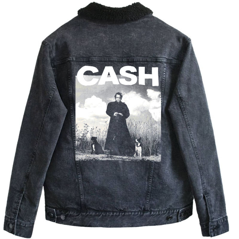 Johnny Cash Unisex Sherpa-lined Denim Jacket | Artistshot