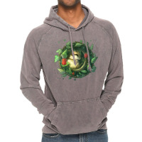 Cute Sleeping Garden Dormouse Wild Animals Lovers Summer Day Vintage Hoodie | Artistshot