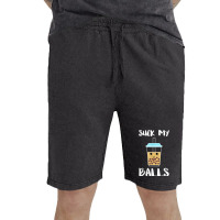 Suck My Balls Boba Tea Bubble Tea Vintage Short | Artistshot